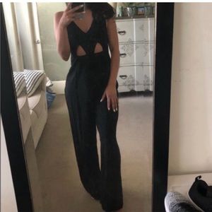 NWT LF | Rumor Boutique black cutout jumpsuit
